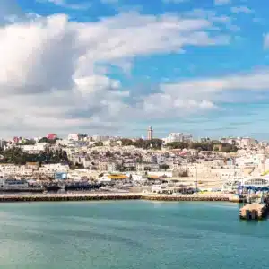 Arrival at Tangier Ville Port on a day trip from Tarifa