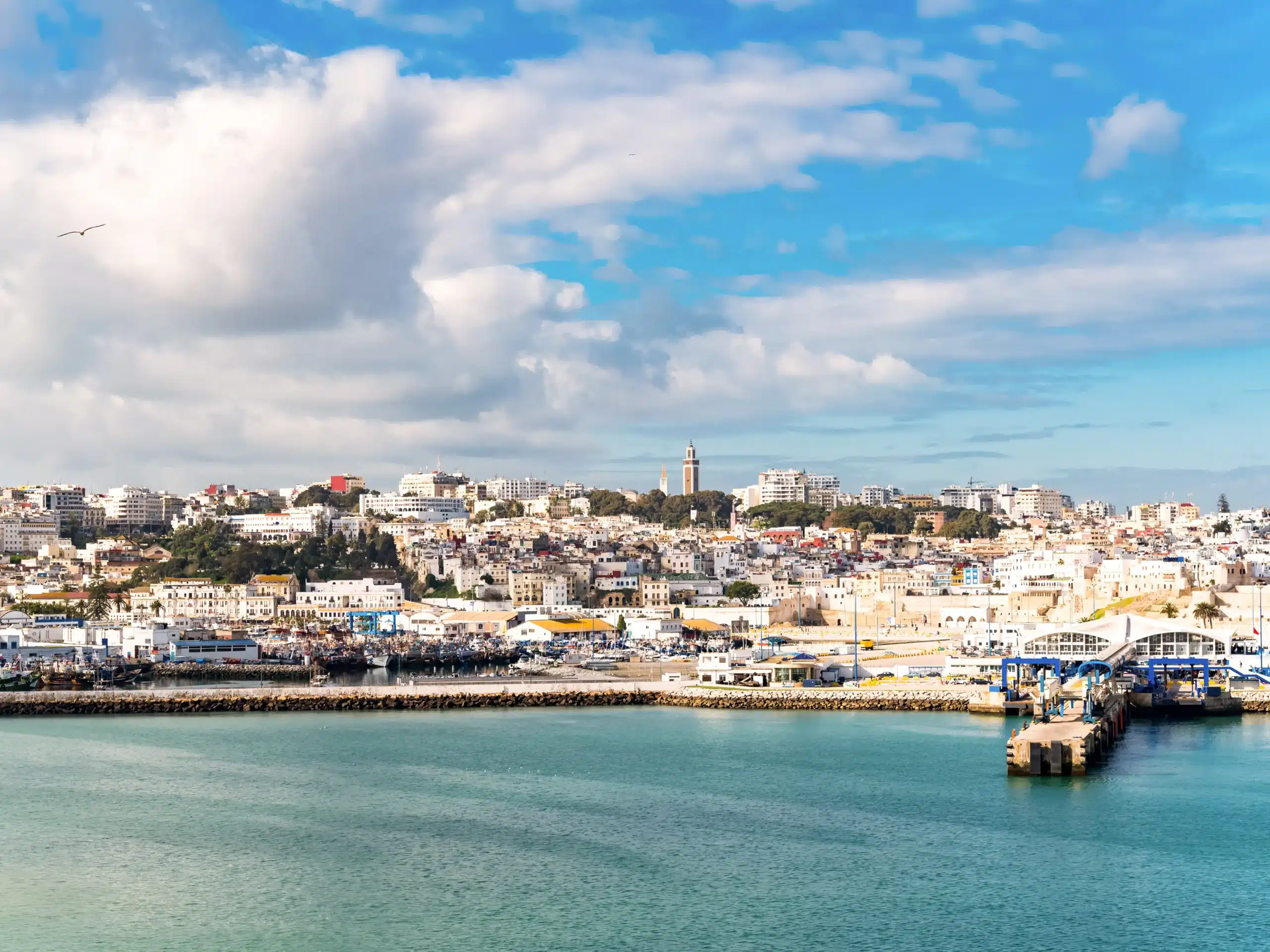 Arrival at Tangier Ville Port on a day trip from Tarifa
